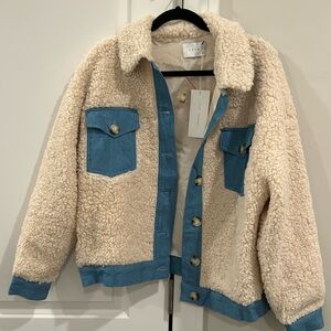 Brand new! Sherpa jacket